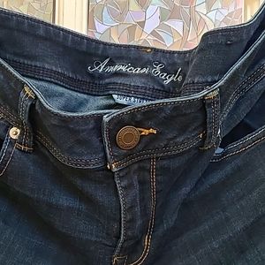 American eagle slim bootcut dark wash jeans in 14 long